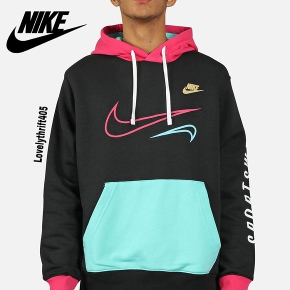 Nike Club Miami Vice Hoodie Men’s Size Large - Picture 2 of 8
